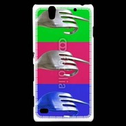 Coque Sony Xperia C4 Fuck fourchettes