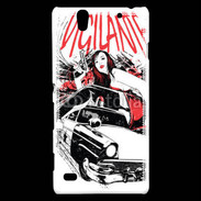 Coque Sony Xperia C4 Vigilante au féminin