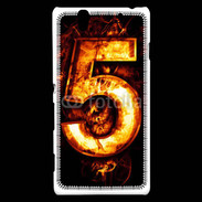 Coque Sony Xperia C4 Cinq en feu