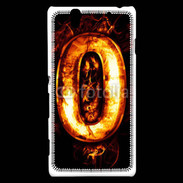 Coque Sony Xperia C4 Zéro en feu