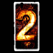 Coque Sony Xperia C4 Deux en feu