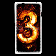 Coque Sony Xperia C4 Trois en feu
