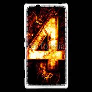 Coque Sony Xperia C4 Quatre en feu