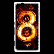 Coque Sony Xperia C4 Huit en feu