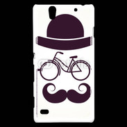 Coque Sony Xperia C4 Moustache vélo 10