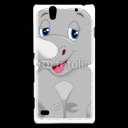 Coque Sony Xperia C4 Rhinocéros Cartoon 500
