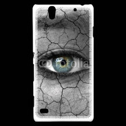 Coque Sony Xperia C4 Oeil et terre sèche