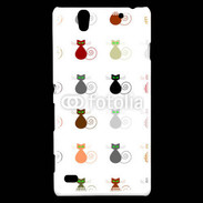 Coque Sony Xperia C4 La vie en chat 750