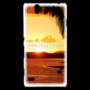 Coque Sony Xperia C4 Fin de journée sur plage Bahia au Brésil