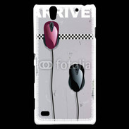 Coque Sony Xperia C4 course de souris