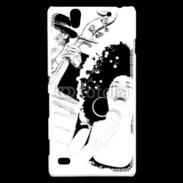 Coque Sony Xperia C4 Chanteuse de Jazz