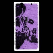Coque Sony Xperia C4 Trompettiste graffiti