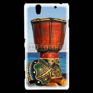 Coque Sony Xperia C4 Tambour et maracas africain