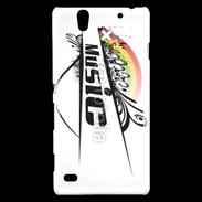 Coque Sony Xperia C4 Thème musique 75