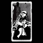 Coque Sony Xperia C4 Saxophoniste en dessin 66