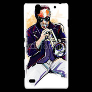 Coque Sony Xperia C4 Trompettiste en dessin 65