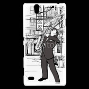 Coque Sony Xperia C4 La vie en Jazz noir et blanc 55