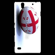 Coque Sony Xperia C4 Ballon de rugby Georgie