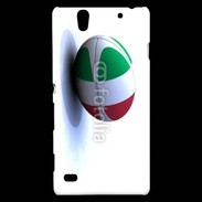 Coque Sony Xperia C4 Ballon de rugby Italie