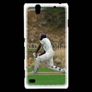 Coque Sony Xperia C4 Joueur de cricket 2