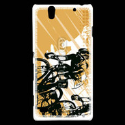 Coque Sony Xperia C4 Illustration de cycliste 5
