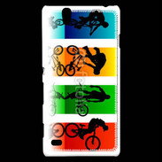 Coque Sony Xperia C4 Figures en BMX 