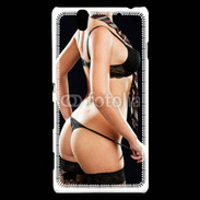 Coque Sony Xperia C4 Lingerie de charme avec cravate