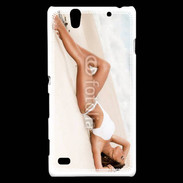 Coque Sony Xperia C4 Sexy à la plage