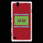 Coque Sony Xperia C4 Bonus Offensif-Défensif Rouge