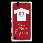 Coque Sony Xperia C4 Troisième ligne D Bonus offensif-défensif Rouge