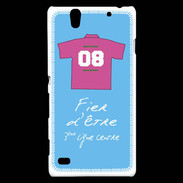Coque Sony Xperia C4 Troisième ligne centre Bonus offensif-défensif Bleu