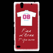 Coque Sony Xperia C4 Troisième ligne centre Bonus offensif-défensif Rouge