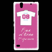 Coque Sony Xperia C4 Troisième ligne centre Bonus offensif-défensif Rose