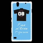 Coque Sony Xperia C4 Troisième ligne centre Bonus offensif-défensif Bleu 2