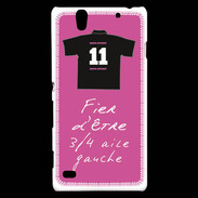 Coque Sony Xperia C4 3/4 aile gauche Bonus offensif-défensif Rose 2