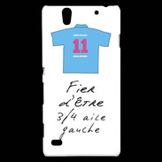 Coque Sony Xperia C4 3/4 aile gauche Bonus offensif-défensif Blanc 2