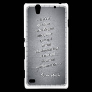 Coque Sony Xperia C4 Gens attrayants Noir Citation Oscar Wilde