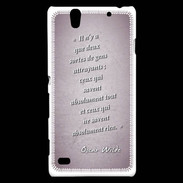 Coque Sony Xperia C4 Gens attrayants Rose Citation Oscar Wilde
