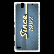 Coque Sony Xperia C4 Since 1992 Bleu