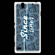 Coque Sony Xperia C4 Since crane bleu 1994