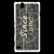 Coque Sony Xperia C4 Since crane gris 1982