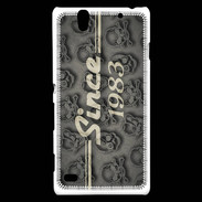 Coque Sony Xperia C4 Since crane gris 1983