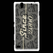 Coque Sony Xperia C4 Since crane gris 2000