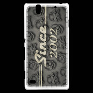 Coque Sony Xperia C4 Since crane gris 2002
