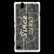 Coque Sony Xperia C4 Since crane gris 2003