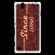 Coque Sony Xperia C4 Since crane rouge 1986