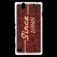 Coque Sony Xperia C4 Since crane rouge 1988