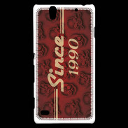 Coque Sony Xperia C4 Since crane rouge 1990
