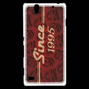 Coque Sony Xperia C4 Since crane rouge 1995