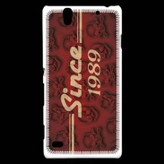 Coque Sony Xperia C4 Since crane rouge 1989